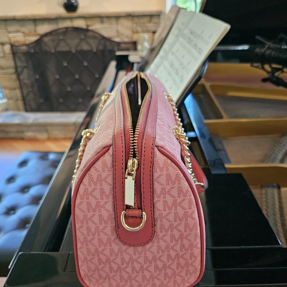Michael Kors Bedford Signature Satchel (Rare) - Picture 5 of 13